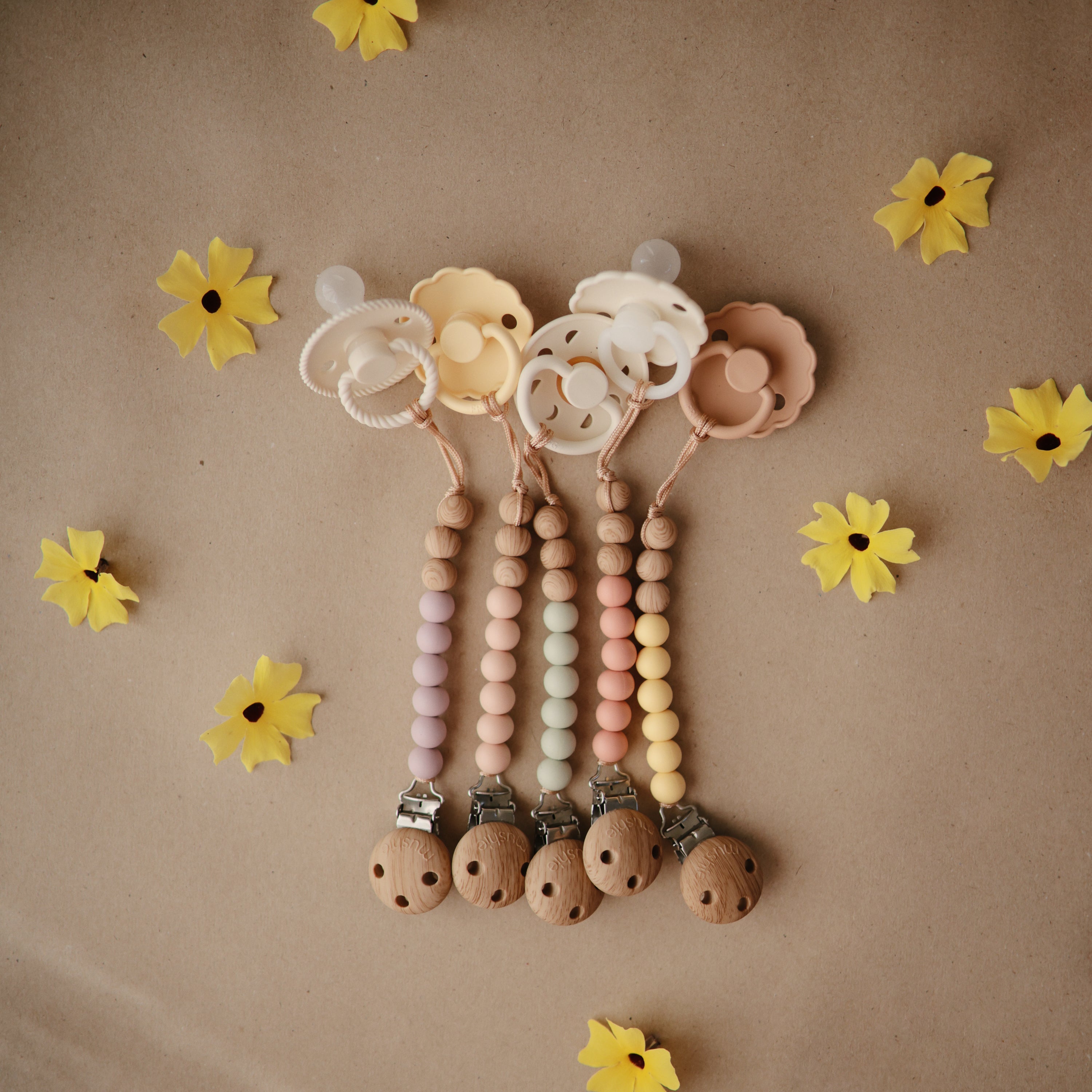 Image of FRIGG Daisy Silicone Pacifier 2-Pack